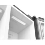 ثلاجه 15 قدم دولابي جنرال سوبريم - انفرتر - ستيل