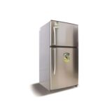 ثلاجة بيسك ٢١ قدم بابين – ستيل