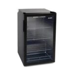 ثلاجة عرض باب واحد بيسك 3 قدم – زجاج اسود