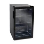 ثلاجة باب واحد بيسك 4 قدم – زجاج اسود