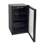 ثلاجة باب واحد بيسك 4 قدم – زجاج اسود