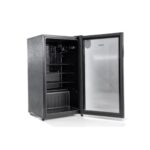 ثلاجة ٣ قدم صغيرة باب زجاج فيشر – أسود