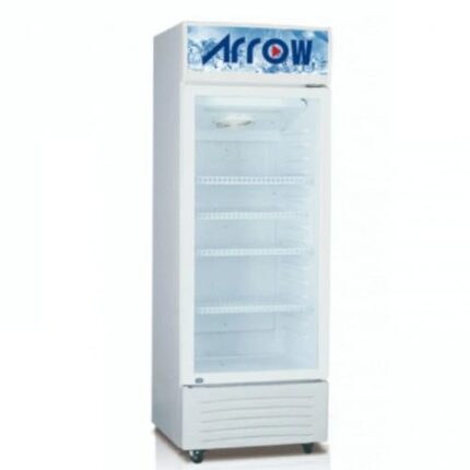 ثلاجة عرض ارو 12 قدم باب واحد - أبيض