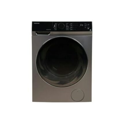 غسالة توشيبا 10 كيلو تحميل أمامى – فضي