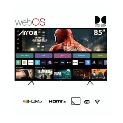 شاشة 85 بوصة ارو سمارت LED – 4K UHD Web Os