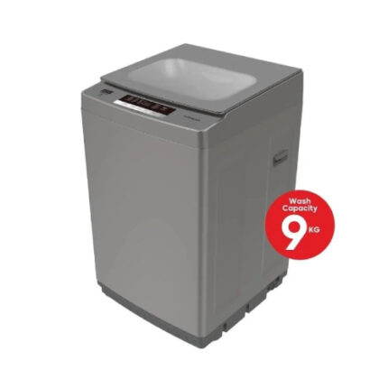 غسالة ملابس اتوماتيك جنرال جولدي فتحة علوية - 9 كيلو - سيلفر