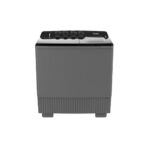 غسالة ملابس 18 كيلو حوضين جنرال سوبريم – رمادي غامق