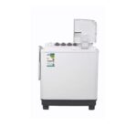 غساله جنرال سوبريم حوضين 8 كيلو - ابيض