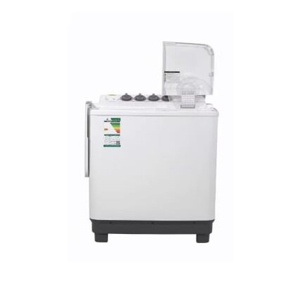 غساله جنرال سوبريم حوضين 8 كيلو - ابيض