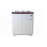 غسالة 10 كيلو حوضين جنرال سوبريم - ابيض/احمر