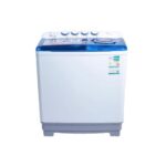 غساله حوضين جنرال سوبريم 11 كيلو - ابيض/ازرق