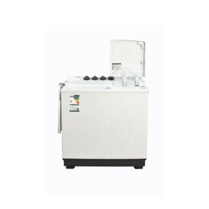 غساله 12 كيلو غسالة جنرال سوبريم حوضين - ابيض