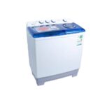 غساله حوضين جنرال سوبريم 15 كيلو - ابيض/ازرق