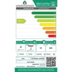 غساله جنرال سوبريم اتوماتيك فتحه علويه 19 كيلو – 8 برامج – فضي