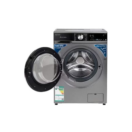 غساله جنرال سوبريم امامية 15 كيلو انفرتر – فضي