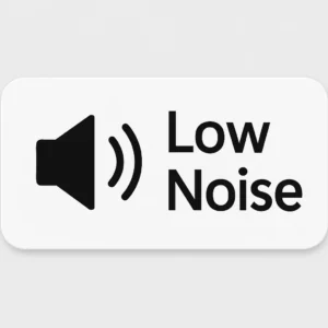 تشغيل هادئ بمستوى ضجيج منخفض