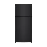 ثلاجة ال جي 18 قدم بابين – انفرتر – أسود