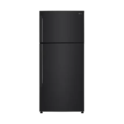 ثلاجة ال جي 18 قدم بابين – انفرتر – أسود