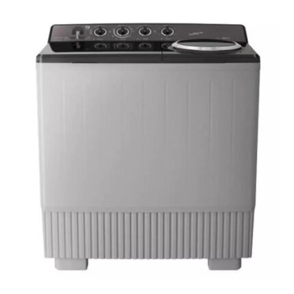 غسالة ملابس حوضين دبليو بوكس 10 كيلو - أسود