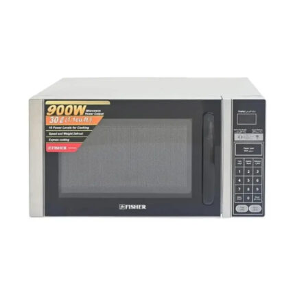 ميكروويف ٣٠ لتر فيشر – 900 وات – فضي