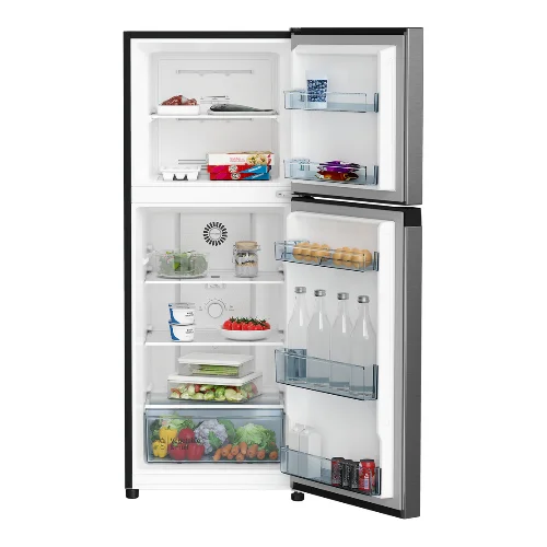 ثلاجة هيتاشي بابين 7.4 قدم – فضي ثلاجة هيتاشي بابين 7.4 قدم – فضي