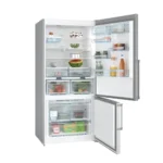 ثلاجة ٢٢ قدم بابين بوش فريزر سفلي – ستيل