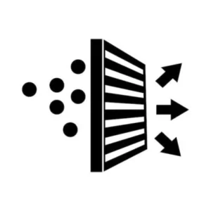 فلتر عالي الكفاءة لتنقية الهواء