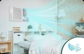 توزيع متوازن للهواء البارد لتغطية مثالية