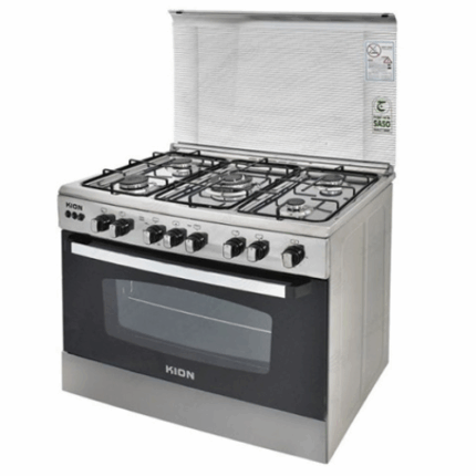 فرن كيون غاز 60*90 سم - 5 شعلات - ستيل