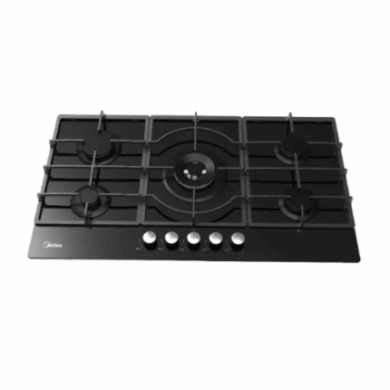 سطح فرن غاز ميديا بلت ان 90 سم - أسود