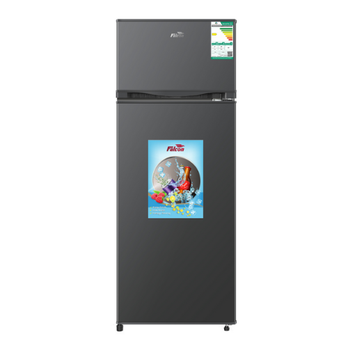 ثلاجة فالكون بابين 7 قدم - Defrost - سيلفر ثلاجة فالكون بابين 7 قدم - Defrost - سيلفر