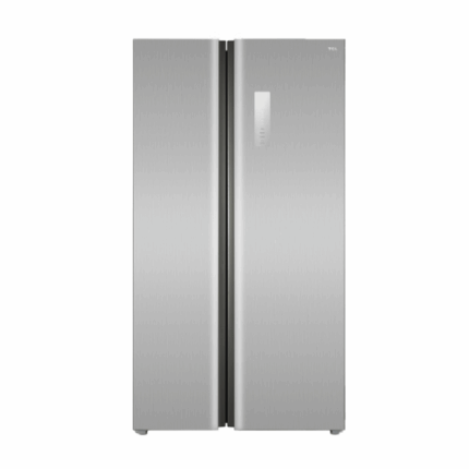 ثلاجة تي سي ال دولابي 17 قدم - انفرتر - فضي