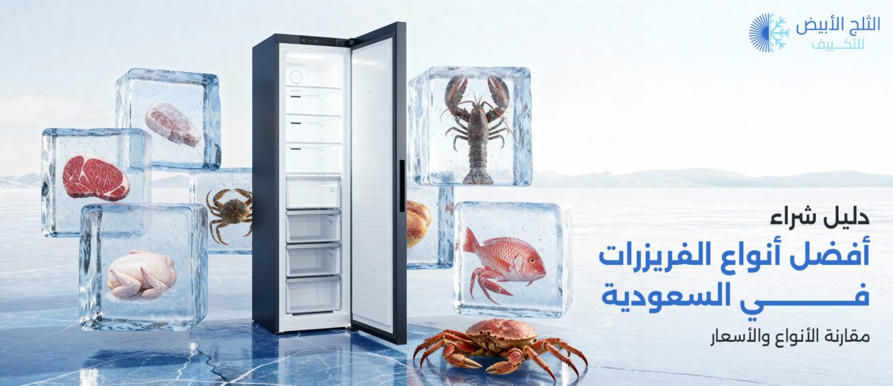 دليل شراء أفضل أنواع الفريزرات في السعودية | مقارنة الأنواع والأسعار