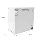 فريزر ٧ قدم يوجين سطحي – أبيض