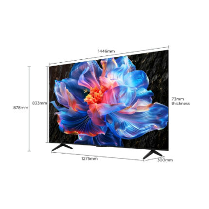 شاشة تلفزيون 65 بوصة سمارت تي سي ال 4K -GOOGLE TV