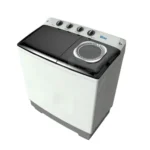 غسالة ملابس 10 كيلو حوضين يوجين – أبيض