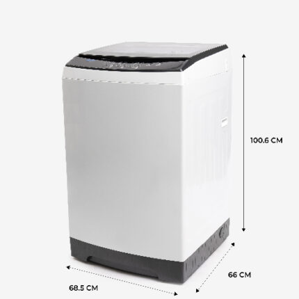 غسالة اتوماتيك فتحه علويه 10 كيلو يوجين – أبيض