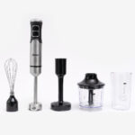 خلاط كهربائي يدوي يوجين 900 وات – فضي