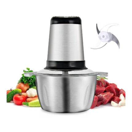 فرامة طعام كيون 2 لتر 500 وات – ستيل