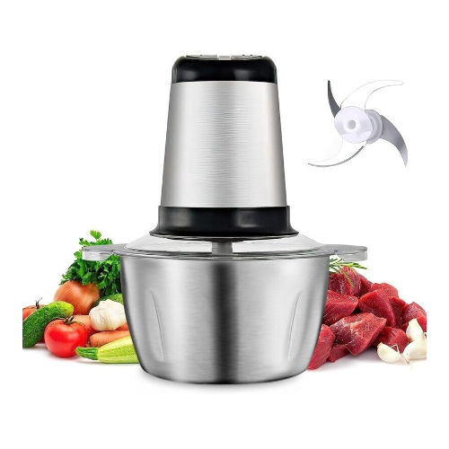 فرامة طعام كيون 2 لتر 500 وات – ستيل فرامة طعام كيون 2 لتر 500 وات – ستيل