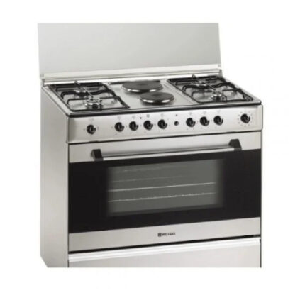 فرن كهرباء وغاز ويل جاز 60*90 سم- 6 عيون – ستيل