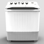 غسالة دورا حوضين 10 كيلو اليجانت – أبيض