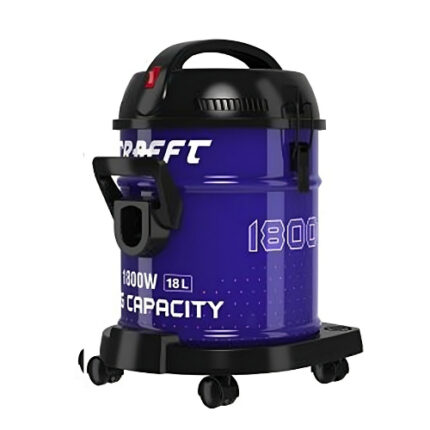 مكنسة كرافت برميل كرافت 18 لتر – 1800 وات – أزرق