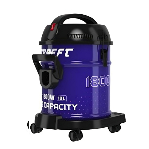 مكنسة كرافت برميل كرافت 18 لتر – 1800 وات – أزرق مكنسة كرافت برميل كرافت 18 لتر – 1800 وات – أزرق