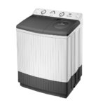 غسالة حوضين هاس 12 كيلو - ابيض