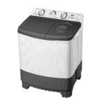 غسالة هاس 6 كيلو حوضين - ابيض