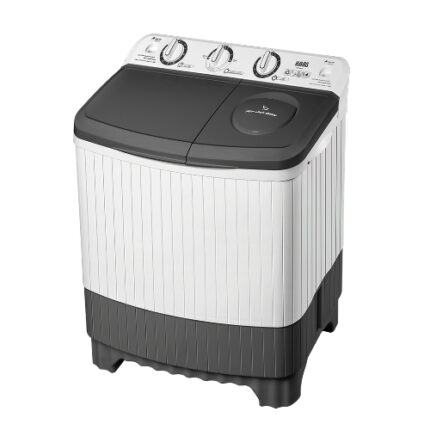 غسالة هاس حوضين 4.5 كيلو - ابيض