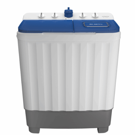 غسالة هيتاشي حوضين 8 كيلو - أبيض / أزرق