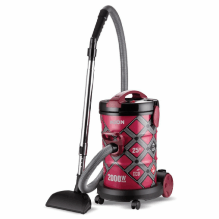 مكنسة kion برميل 25 لتر - 2000 وات - أحمر