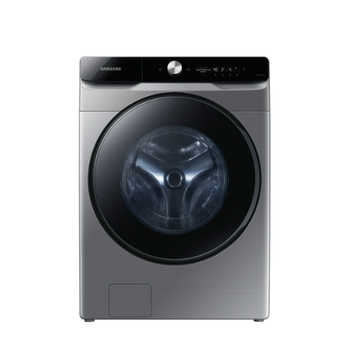 غسالة ملابس سامسونج أمامية - 18 كيلو - فضي غسالة ملابس سامسونج أمامية - 18 كيلو - فضي